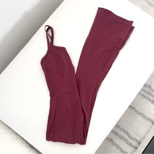 SET Active Burgundy Jumpsuit